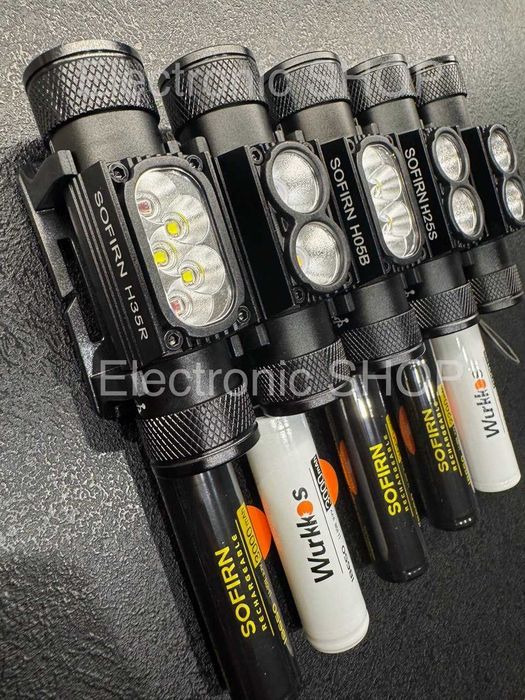 SOFIRN H25LR red\H35R-red\H25S -SST40\H25L-LH351D- з АКБ 3000ma(USB-C)