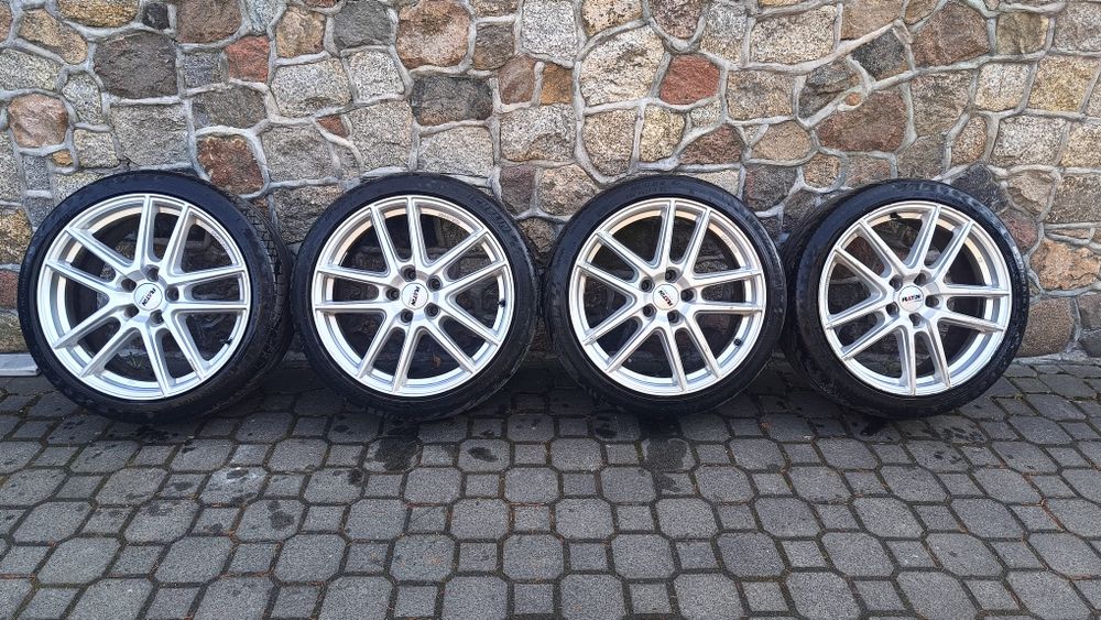 Alu Anzio 18 cali 5x112 8j et35 z oponami