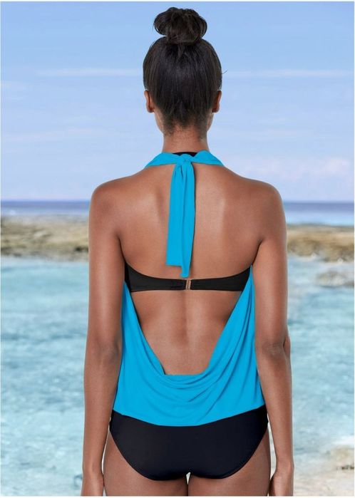 B.P.C tankini 3-elementowe pomarańczowe opaska figi top ^40