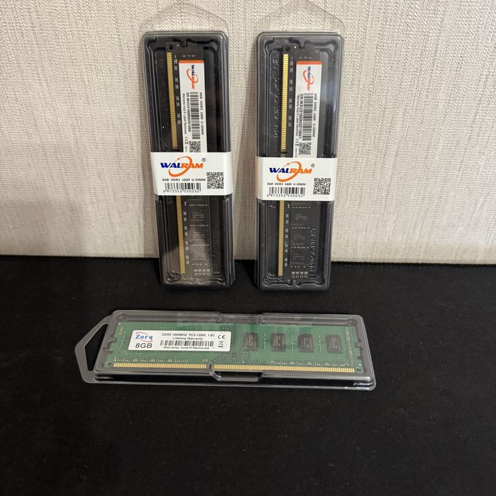 (DDR3, ДДР3) Плашки Оперативної пам'яті, ОЗУ для Компʼютерів