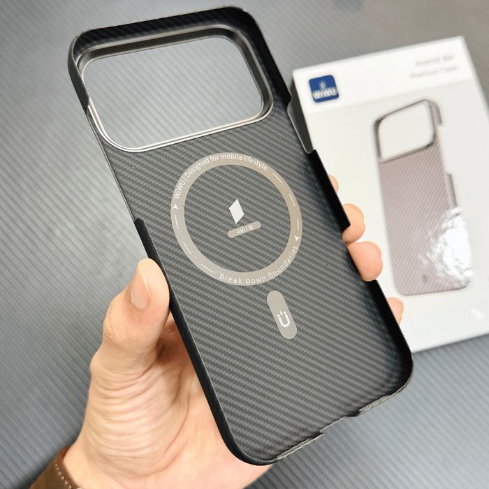 WIWU Чехол Air iPhone 17 Pro Max чохол айфон про макс кевлар карбон