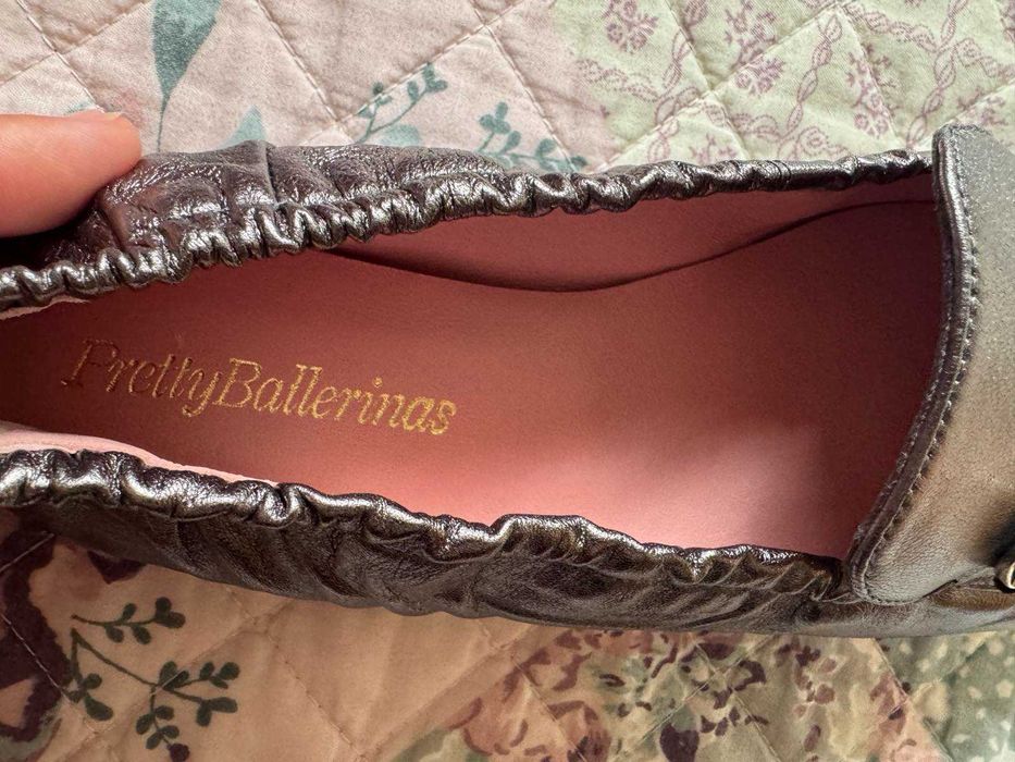 Нові шкіряні балетки сліпони мокасини Pretty Ballerinas!