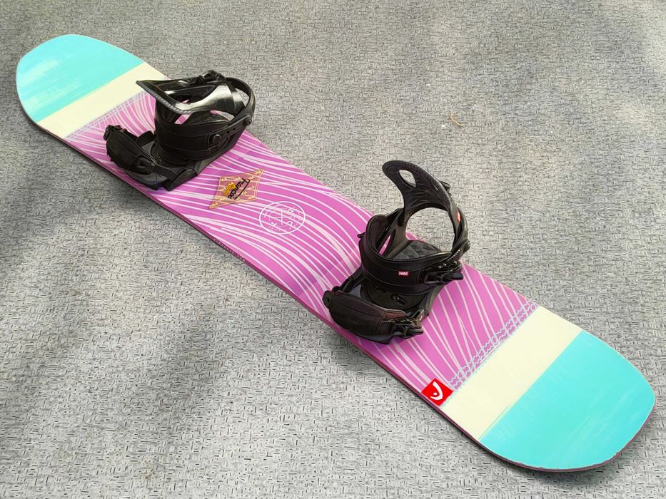 Damski All-Mtn HEAD SHINE 142 cm + wiązanie HEAD ! Po Serwisie!