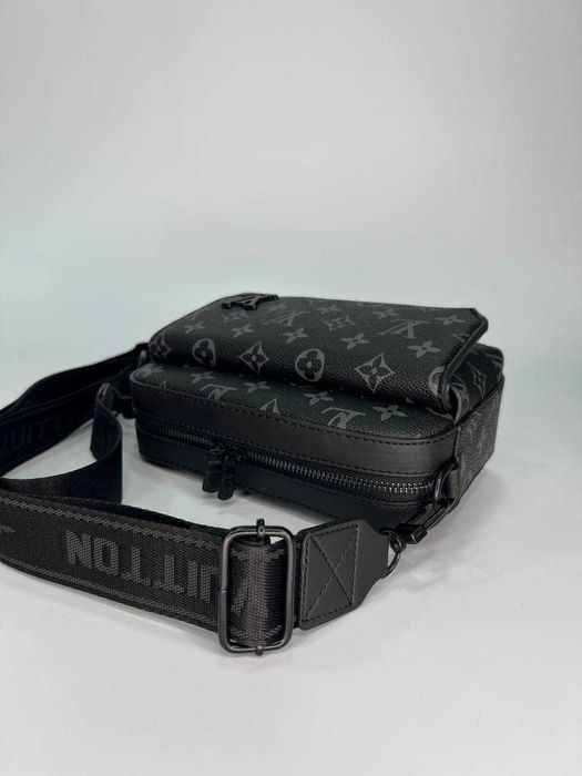 Чоловіча сумка Louis Vuitton через плече Луі Вітон LV месенджер