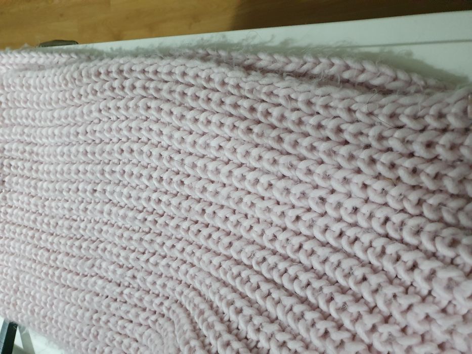 Cachecol rosa quente