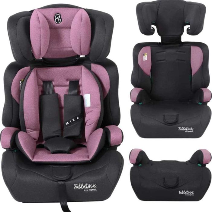 Fotelik samochodowy 1-2-3   9-36kg Arebos rozne kolory