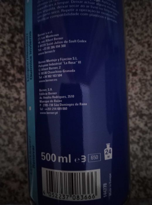 Spray para limpar discos de travão de Bicicleta...