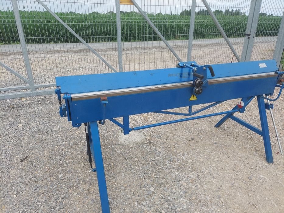 Ciężka Giętarka Do Blachy 1,2mm Zaginarka 2,14 Nóż Krążkowy Transport
