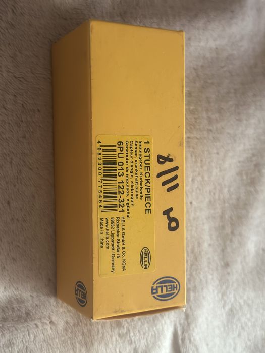 На датчик импульсов положения коленвала HELLA  артикул 6PU 013 122-321