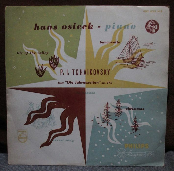 Vinil Hans Osieck, Piano EP extended 45rpm 1954