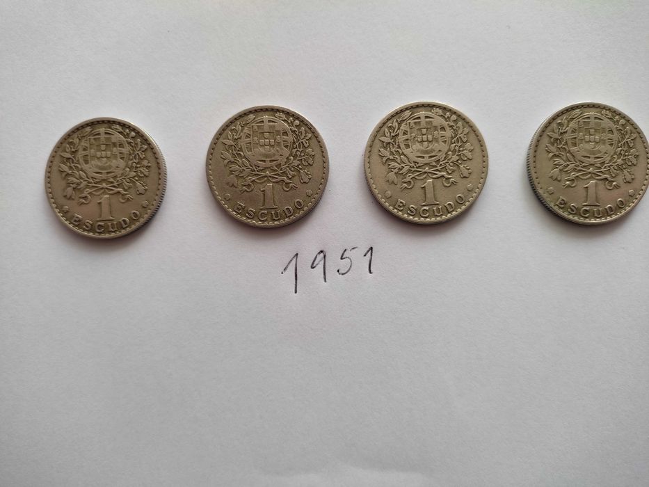 moedas da republica- 1 escudo 1951