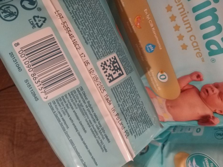 Pampers Premium Care r. 0, 30x5