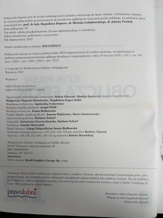 Oblicza epok WSiP zestaw książek