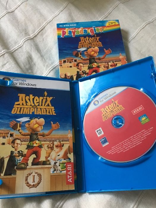 Gry dla dzieci na PC używane 6szt.,różne Asterix,Kajko&Kokosz,StarWars