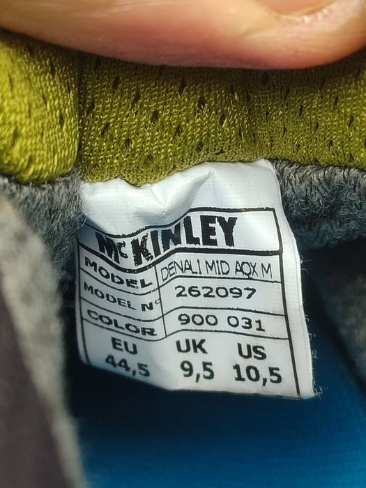 влагозащитные ботинки McKINLEY 44,5 размер