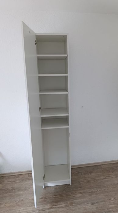 IKEA Billy – Regał / Szafka na ubrania (Biały, 40x30x202 cm) z drzwiami Ottebol