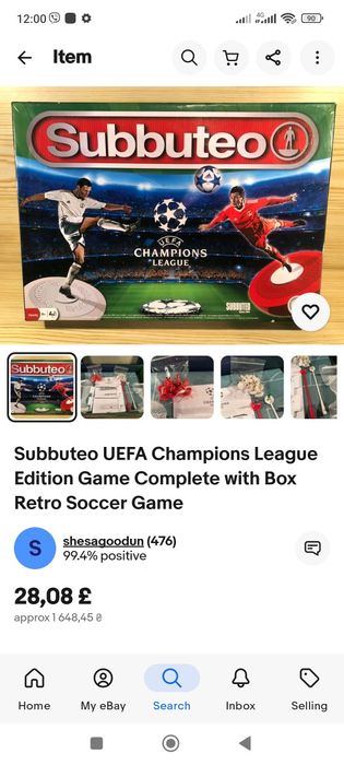 Настільний футбол Rocco Giocattoli Subbuteo Champions League