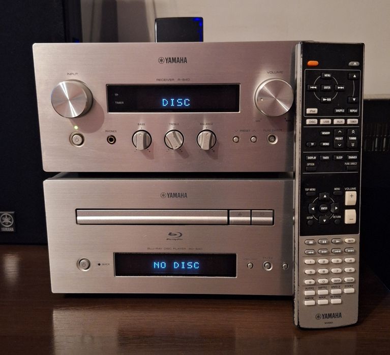Wieża Yamaha MCR-940 Blue-ray BD-940, Bluetooth, DVD. R-840