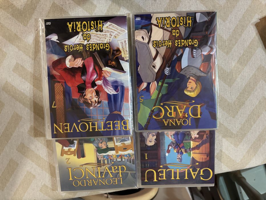 Grandes heróis da história + DVD’s