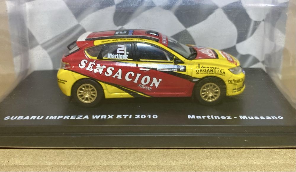 Miniaturas de carros de rali rally wrc