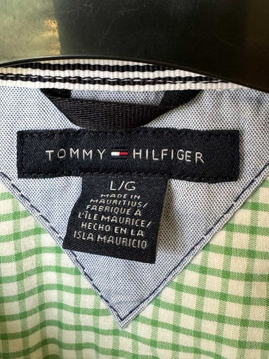 Koszula męska, casualowa, letnia, Tommy Hilfiger L.- igła