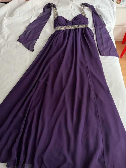 Długa wieczorowa suknia