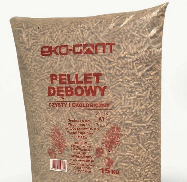 PELLET DĘBOWY Eko Gont z Krasnobrodu. Producent.