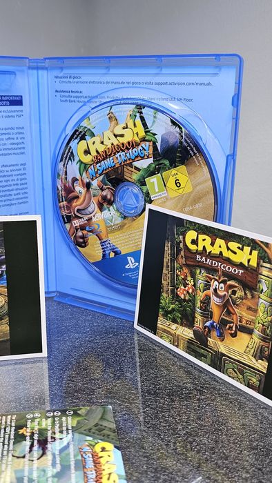 Crash Bandicoot N Sane Trilogy Insane Trilogia PS4 PlayStation 4