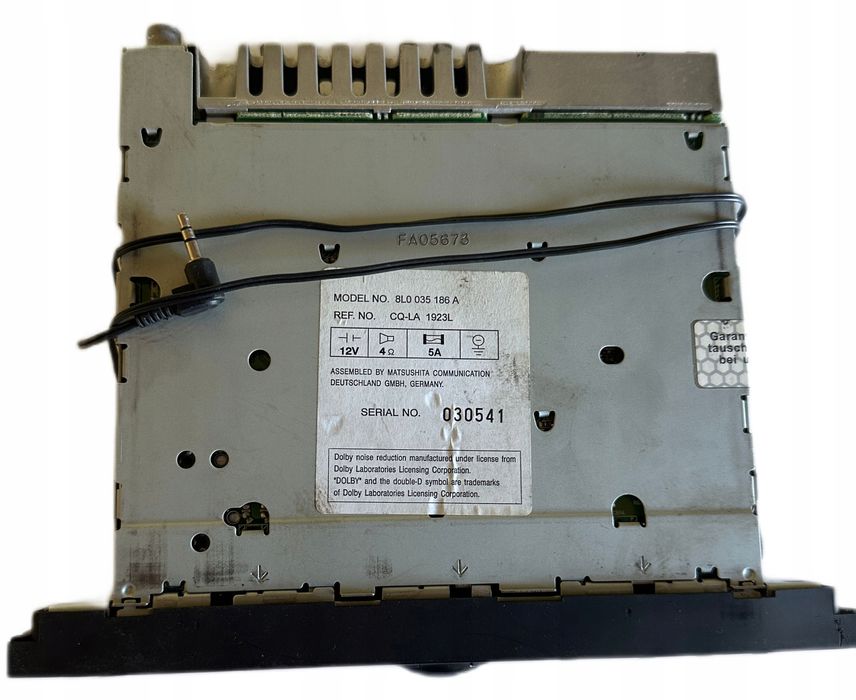 Fabryczne Radio Samochodowe Concert Audi A3 8L