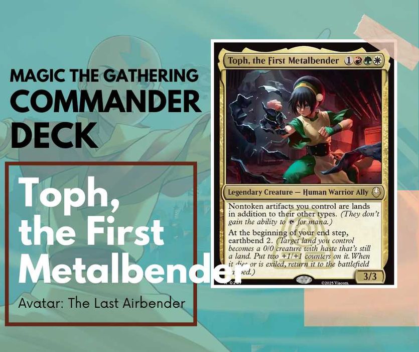 Magic the Gathering Commander | Avatar, Toph Metalbender, earthbending