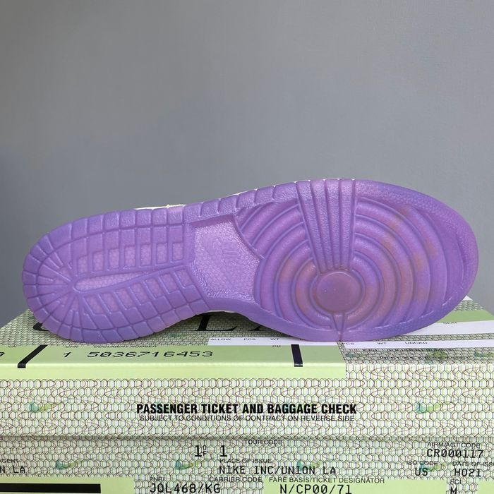 Кроссовки Union LA x Nike Dunk Low 'Purple' DJ9649-500 41EU (оригинал)