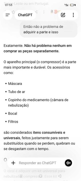 Inalador 168€.Oportunidade
