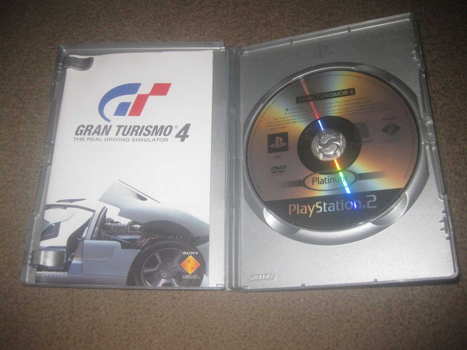 Jogo "Gran Turismo 4" para a Playstation 2/Completo!