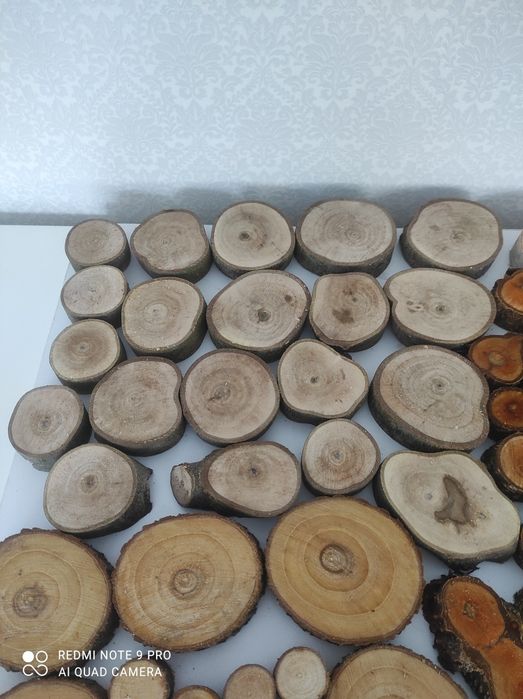 Зрізи дерева для творчості