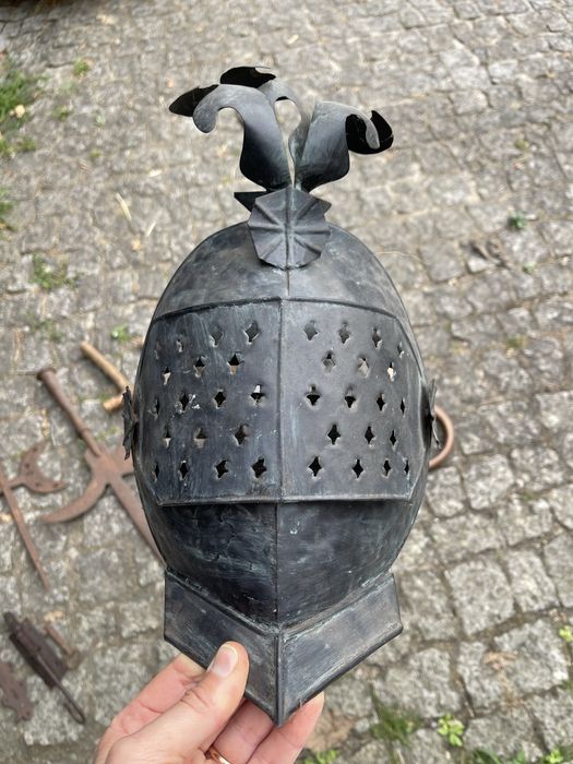 Cojunto de artigos antigos decorativos