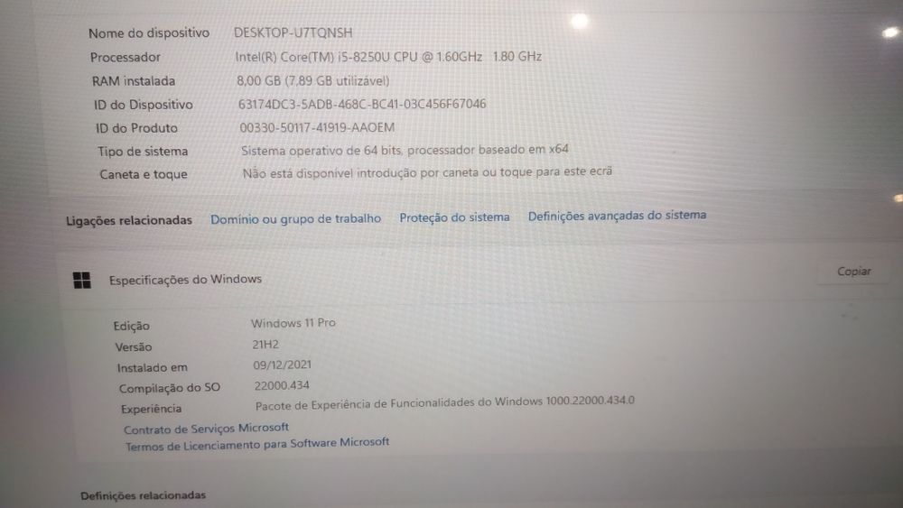 Portátil HP ProBook 450 G5 - I5 8250U