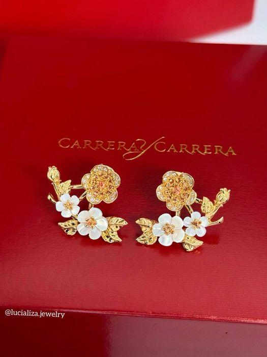 Сережки Carrera Y Carrera Колекція Cerezo  золото