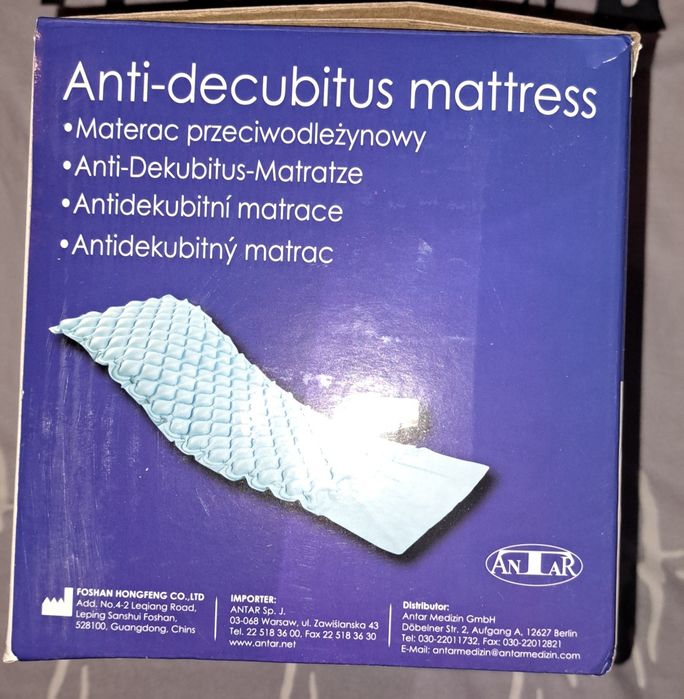 Materac przeciwodleżynowy nowy
