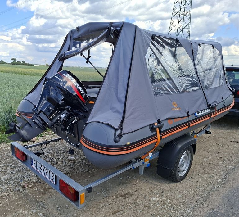 Ponton łódź wędkarska rekreacyjna