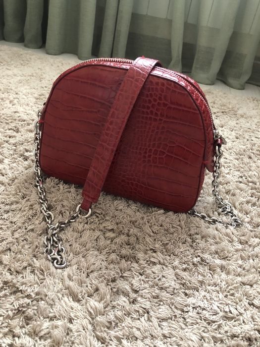 Сумка zara красная