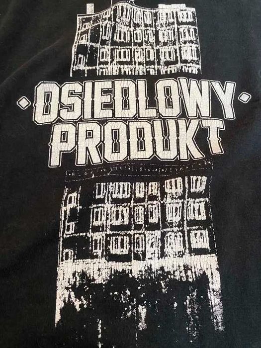 Duża koszulka męska Osiedlowy produkt og tee old school hooligan lata 2000 2XL rap