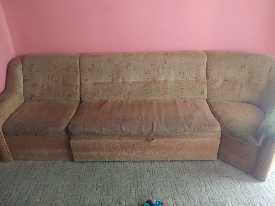 Narożnik + fotel, kanapa 2 - osobowa,  łóżko, sofa