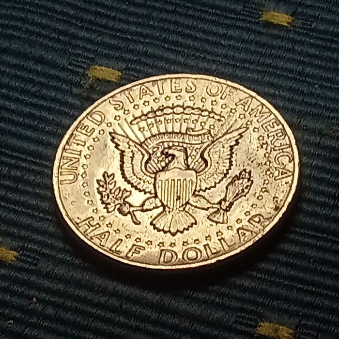 moeda Half dollar 1972   USA