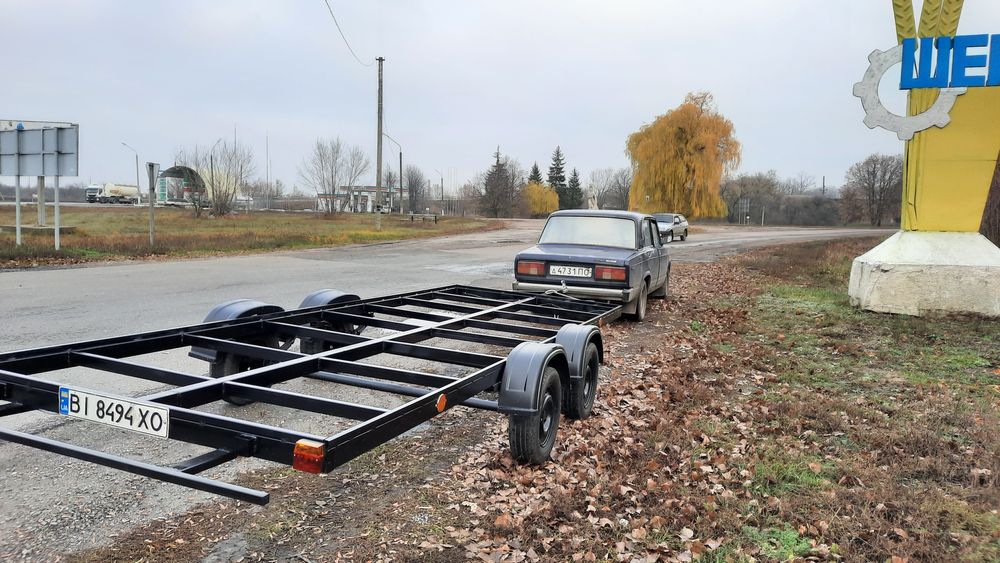 Прицеп-платформа для вуликів прицеп для ульев прицеп для пчёл