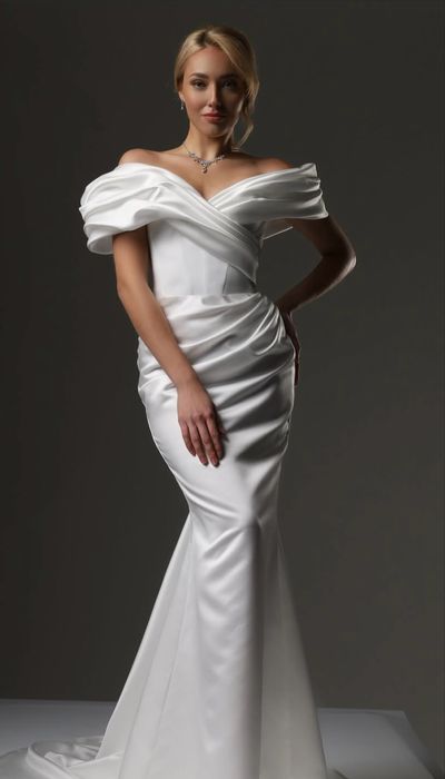 Весільна сукня,плаття рибка