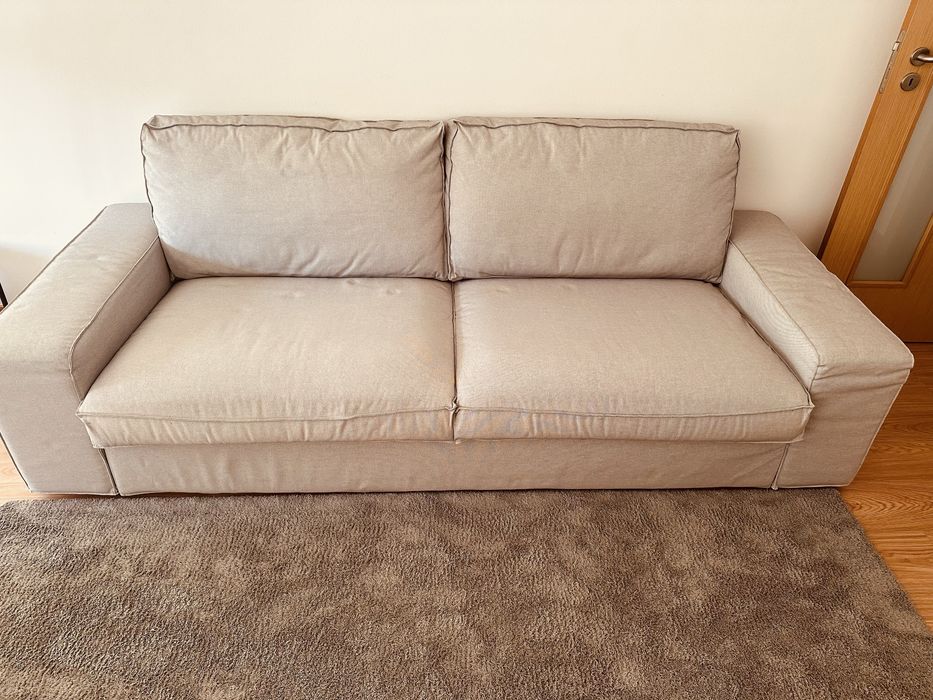 Sofa Ikea  - KIVIK 3 lugares, cinza