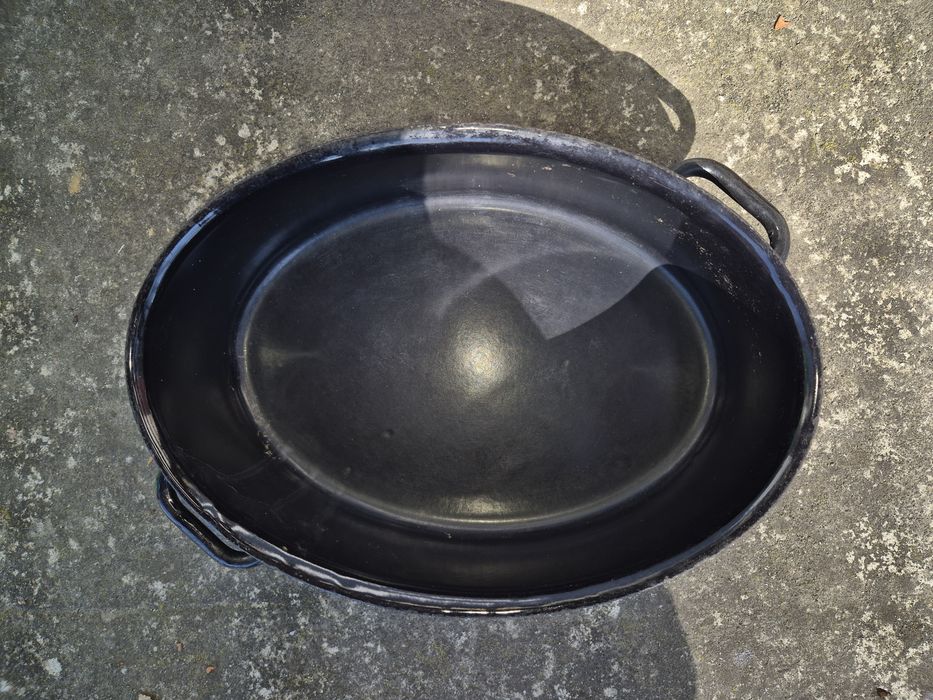 Gęsiarka - brytfanna emaliowana PRL