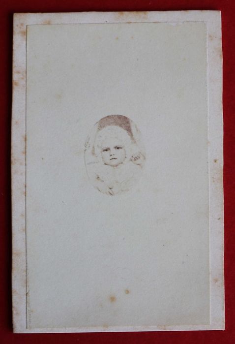 Príncipe Real D. Carlos de Bragança nos primeiros meses, CDV, raro