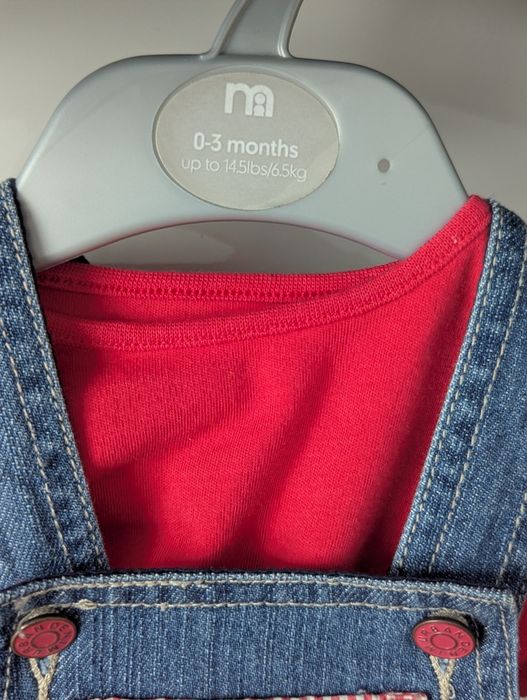Zestaw spodenki bluzeczka niemowlęce 50-62 cm