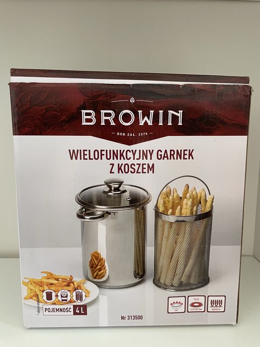 Granek wielofunkcyjny do szynkowaru, frytek, szparagów + dodatki